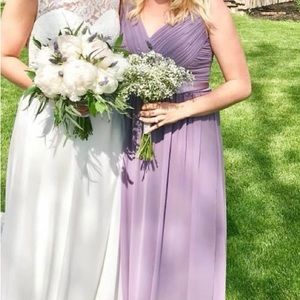 Bill Levkoff Bridesmaids Dress in Heather